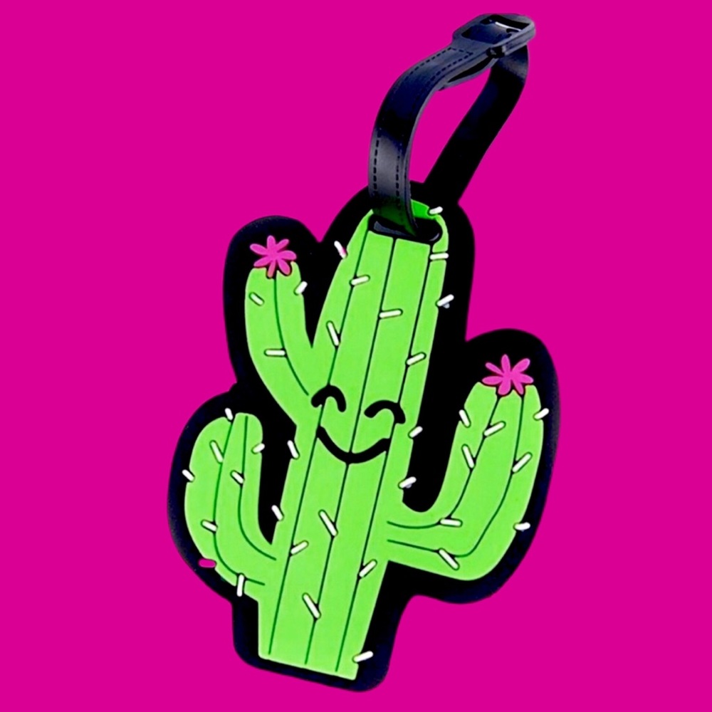 CACTUS BACKPACK / LUGGAGE TAG NWT